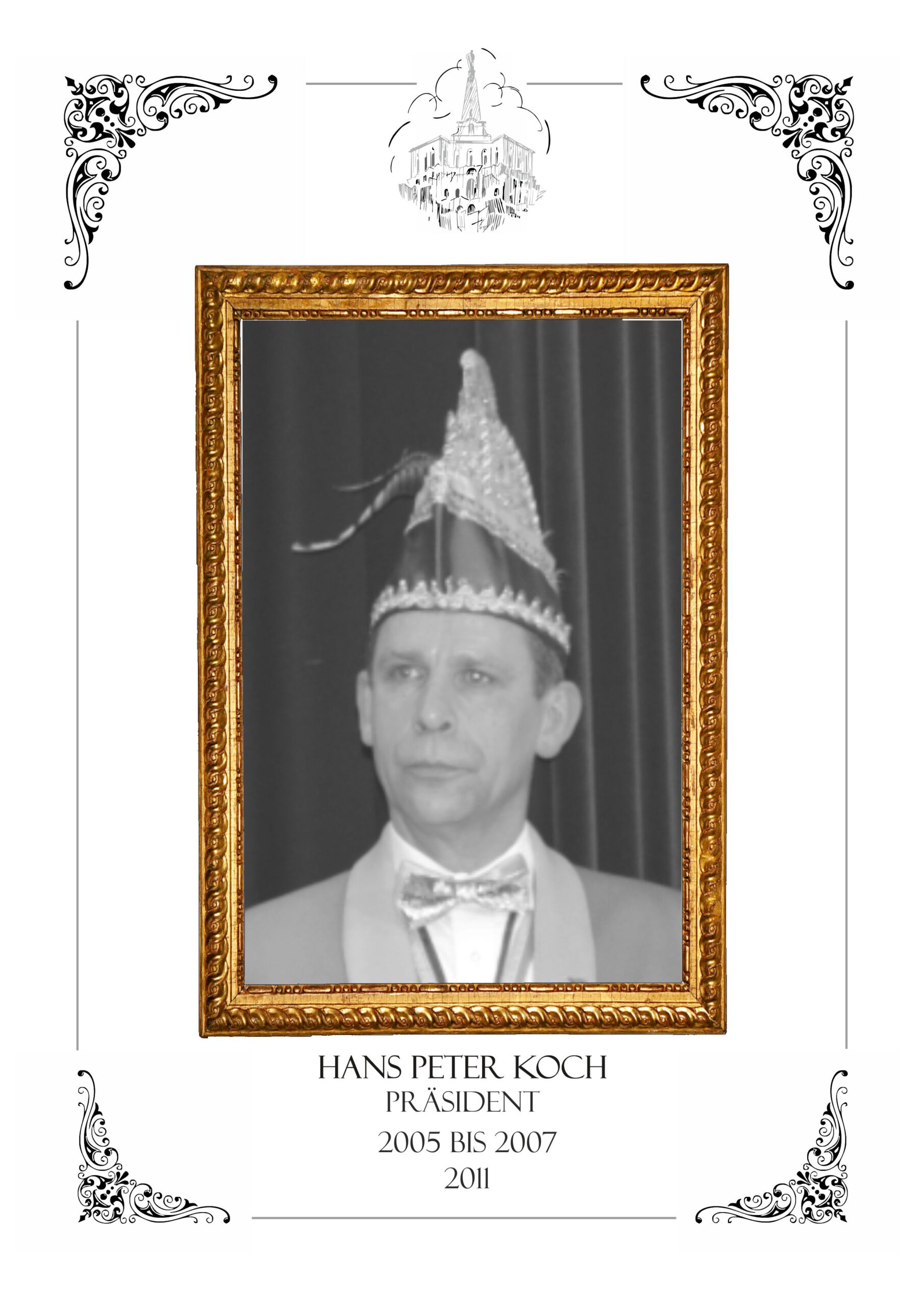 Historisches Porträt aus der Vereinsgeschichte