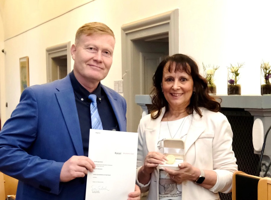 Auszeichnung mit der Goldenen Sportplakette