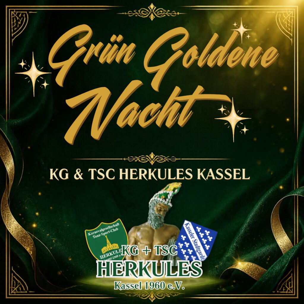 Flyer zur Grün-Goldenen Nacht